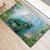 Polynesia Mother's Day Rubber Doormat Magnificent Sea Turtle Of Love and Gratitude