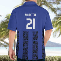 Custom Oceania Football NZ Auckland Hawaiian Shirt Maori Tribal Pattern