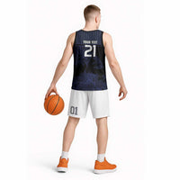 Custom Oceania Football NZ Auckland Basketball Jersey Minimal City Map Style