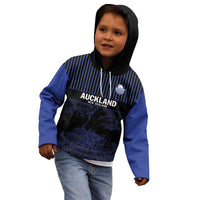 Custom Oceania Football NZ Auckland Kid Hoodie Minimal City Map Style
