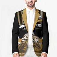 Custom Oceania Football NZ South Island Blazer Minimal Mount Cook Silhouette