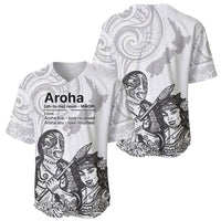 Aroha Maori Language Baseball Jersey Te Reo Maori Inspired Art