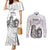 Aroha Maori Language Couples Matching Mermaid Dress and Long Sleeve Button Shirt Te Reo Maori Inspired Art