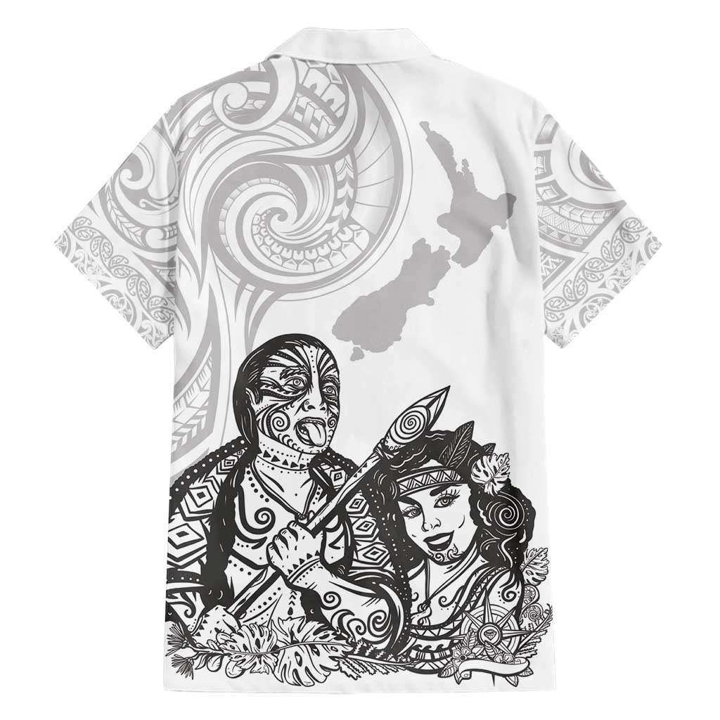 Aroha Maori Language Family Matching Off Shoulder Maxi Dress and Hawaiian Shirt Te Reo Maori Inspired Art