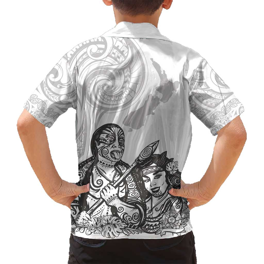 Aroha Maori Language Family Matching Tank Maxi Dress and Hawaiian Shirt Te Reo Maori Inspired Art