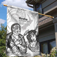 Aroha Maori Language Garden Flag Te Reo Maori Inspired Art