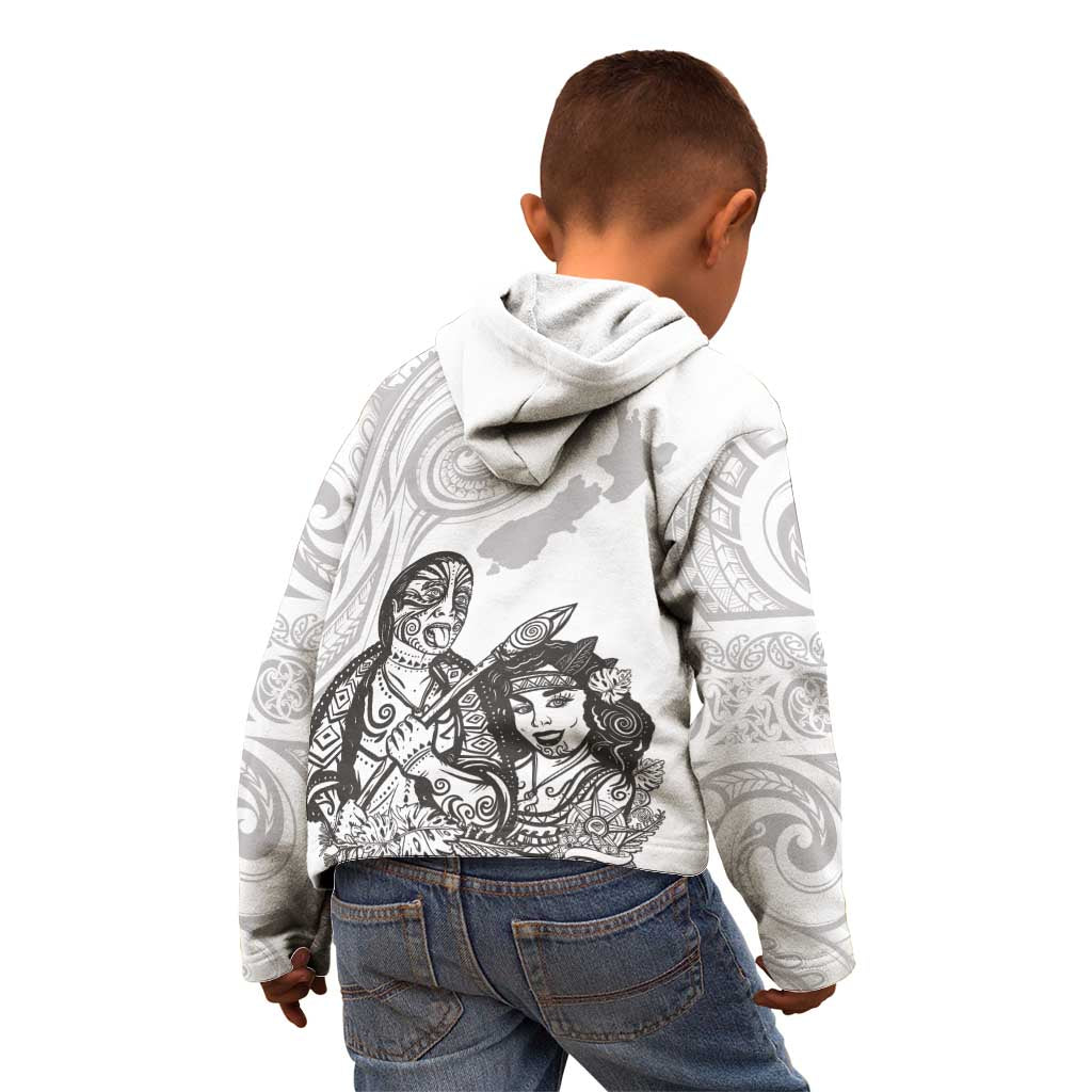 Aroha Maori Language Kid Hoodie Te Reo Maori Inspired Art