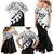 Kia Haka Maori language Family Matching Mermaid Dress and Hawaiian Shirt Te Reo Maori Inspired Art