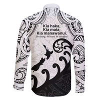 Kia Haka Maori language Family Matching Mermaid Dress and Hawaiian Shirt Te Reo Maori Inspired Art LT9 - Polynesian Pride
