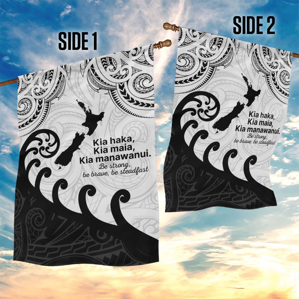 Kia Haka Maori language Garden Flag Te Reo Maori Inspired Art
