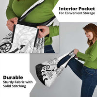 Kia Haka Maori language Grocery Bag Te Reo Maori Inspired Art