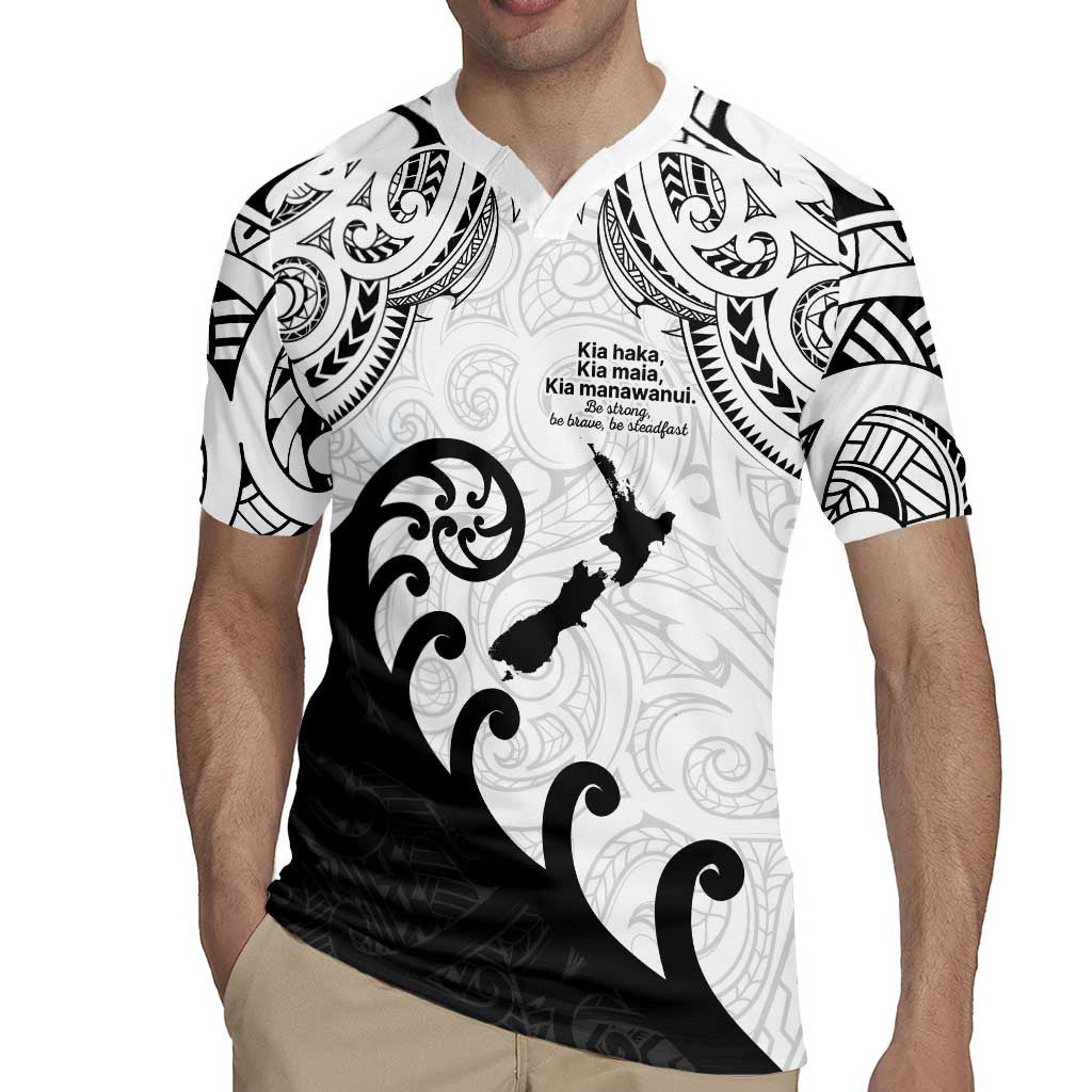 Kia Haka Maori language Rugby Jersey Te Reo Maori Inspired Art