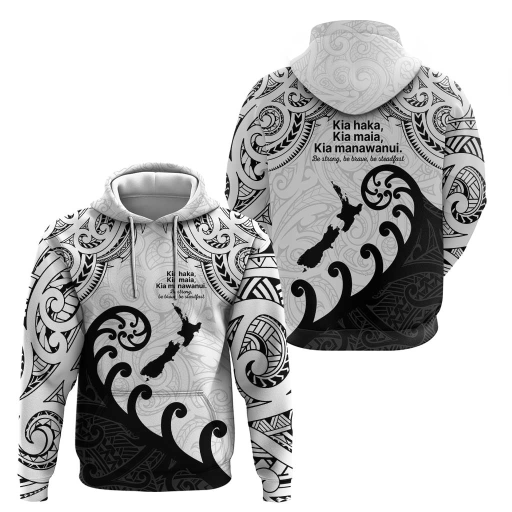 Kia Haka Maori language Zip Hoodie Te Reo Maori Inspired Art