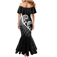 Kia Mau Ki To Ukaipo Family Matching Mermaid Dress and Hawaiian Shirt Te Reo Maori Koru Fern Art LT9 - Polynesian Pride
