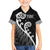 Kia Mau Ki To Ukaipo Family Matching Short Sleeve Bodycon Dress and Hawaiian Shirt Te Reo Maori Koru Fern Art