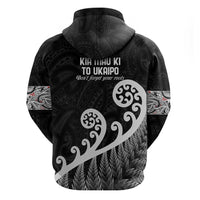 Kia Mau Ki To Ukaipo Hoodie Te Reo Maori Koru Fern Art