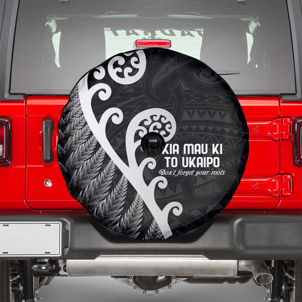 Kia Mau Ki To Ukaipo Spare Tire Cover Te Reo Maori Koru Fern Art