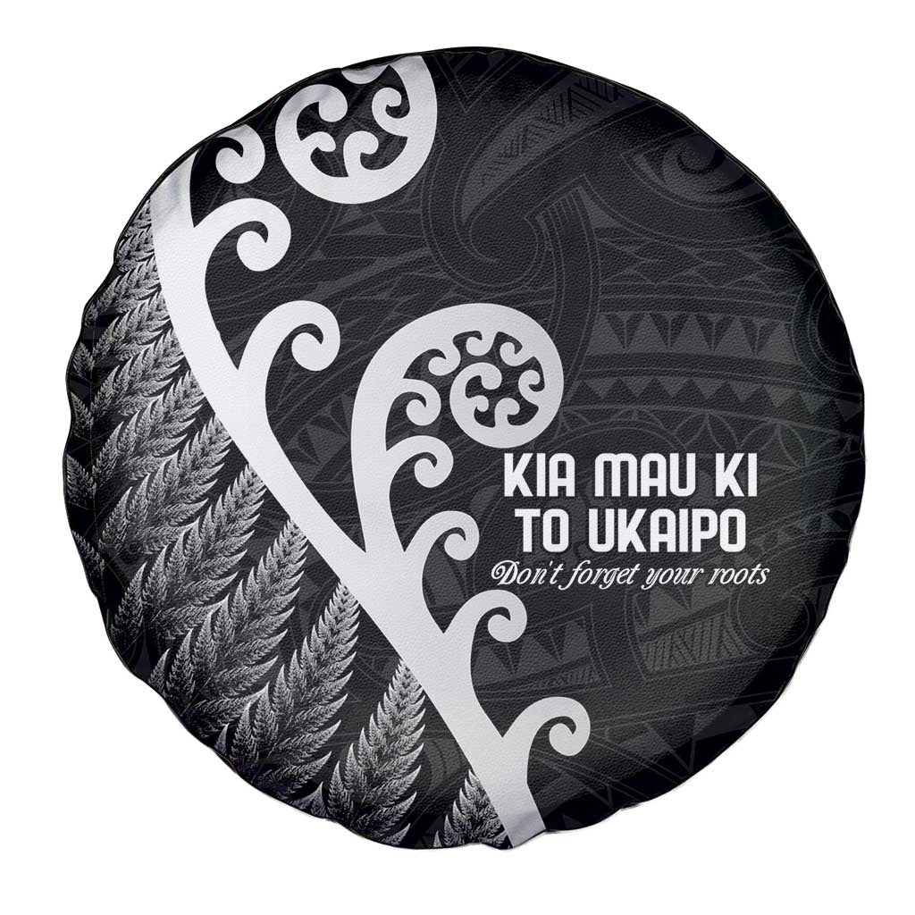 Kia Mau Ki To Ukaipo Spare Tire Cover Te Reo Maori Koru Fern Art