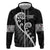 Kia Mau Ki To Ukaipo Zip Hoodie Te Reo Maori Koru Fern Art