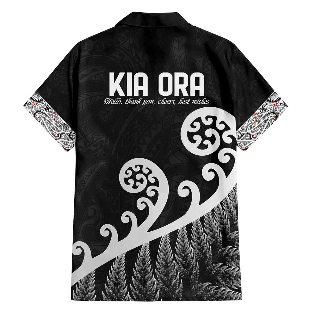 Kia Ora Maori Language Family Matching Long Sleeve Bodycon Dress and Hawaiian Shirt Te Reo Maori Koru Fern Art LT9 - Polynesian Pride