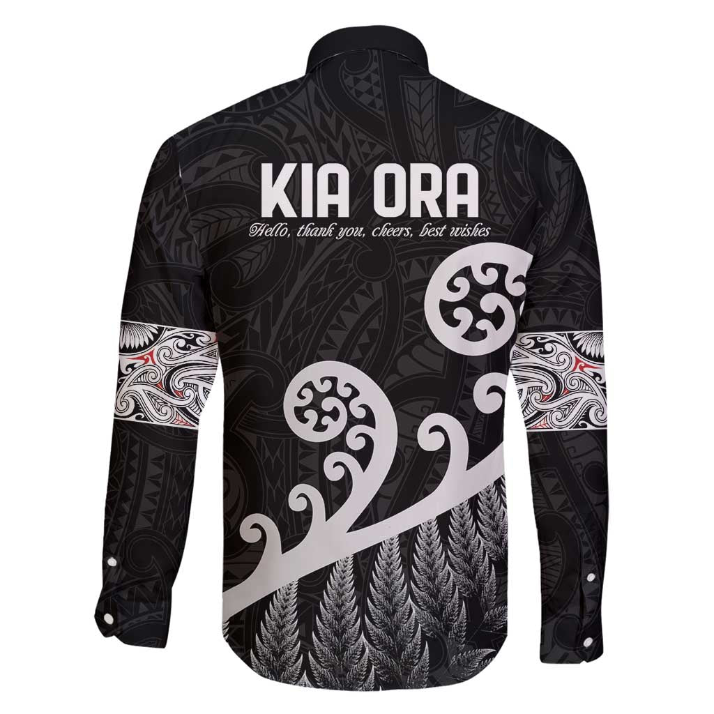 Kia Ora Maori Language Family Matching Tank Maxi Dress and Hawaiian Shirt Te Reo Maori Koru Fern Art