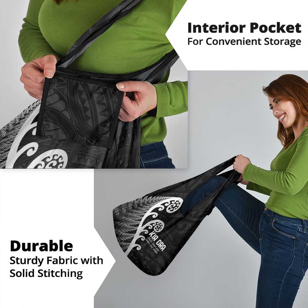 Kia Ora Maori Language Grocery Bag Te Reo Maori Koru Fern Art