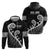 Kia Ora Maori Language Zip Hoodie Te Reo Maori Koru Fern Art