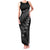 New Zealand Te Reo Māori Family Matching Tank Maxi Dress and Hawaiian Shirt Simple Black Fern