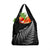 New Zealand Te Reo Māori Grocery Bag Simple Black Fern