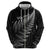 New Zealand Te Reo Māori Hoodie Simple Black Fern