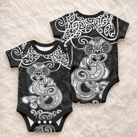 Te Reo Maori Tiki Inspired Art Baby Onesie LT9 - Polynesian Pride