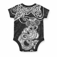 Te Reo Maori Tiki Inspired Art Baby Onesie LT9 - Polynesian Pride