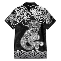 Te Reo Maori Tiki Inspired Art Family Matching Summer Maxi Dress and Hawaiian Shirt LT9 - Polynesian Pride