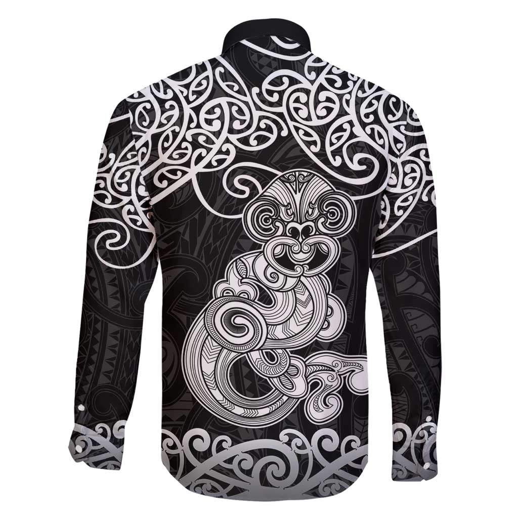 Te Reo Maori Tiki Inspired Art Family Matching Tank Maxi Dress and Hawaiian Shirt