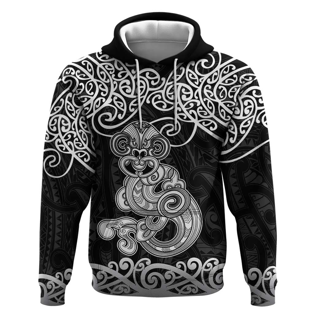 Te Reo Maori Tiki Inspired Art Hoodie