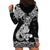 Te Reo Maori Tiki Inspired Art Hoodie Dress