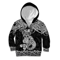 Te Reo Maori Tiki Inspired Art Kid Hoodie