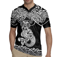 Te Reo Maori Tiki Inspired Art Rugby Jersey