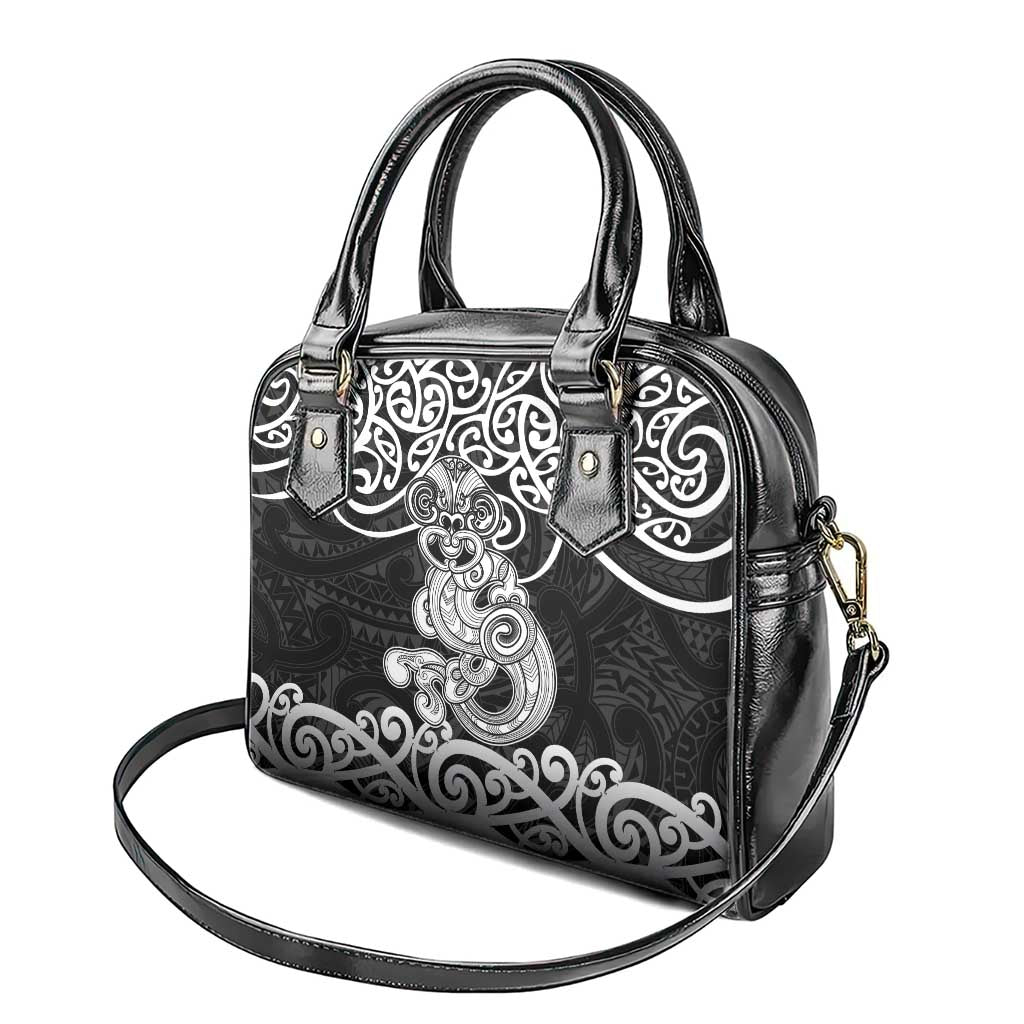Te Reo Maori Tiki Inspired Art Shoulder Handbag