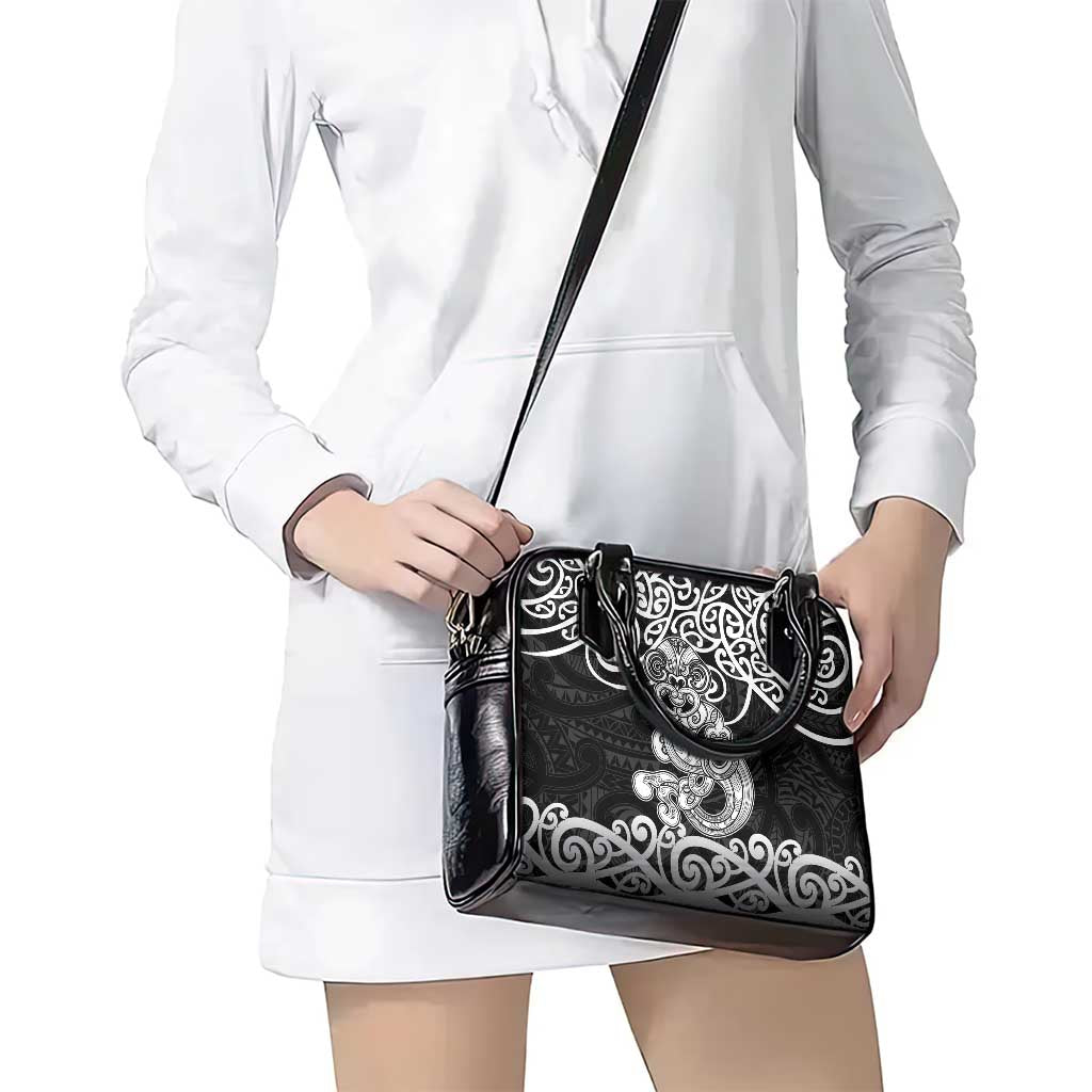 Te Reo Maori Tiki Inspired Art Shoulder Handbag