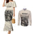 Whanau Maori Language Couples Matching Mermaid Dress and Long Sleeve Button Shirt Te Reo Maori Inspired Art
