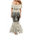 Whanau Maori Language Family Matching Mermaid Dress and Hawaiian Shirt Te Reo Maori Inspired Art