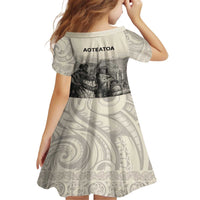 Whanau Maori Language Family Matching Puletasi and Hawaiian Shirt Te Reo Maori Inspired Art LT9 - Polynesian Pride