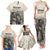 Whanau Maori Language Family Matching Tank Maxi Dress and Hawaiian Shirt Te Reo Maori Inspired Art