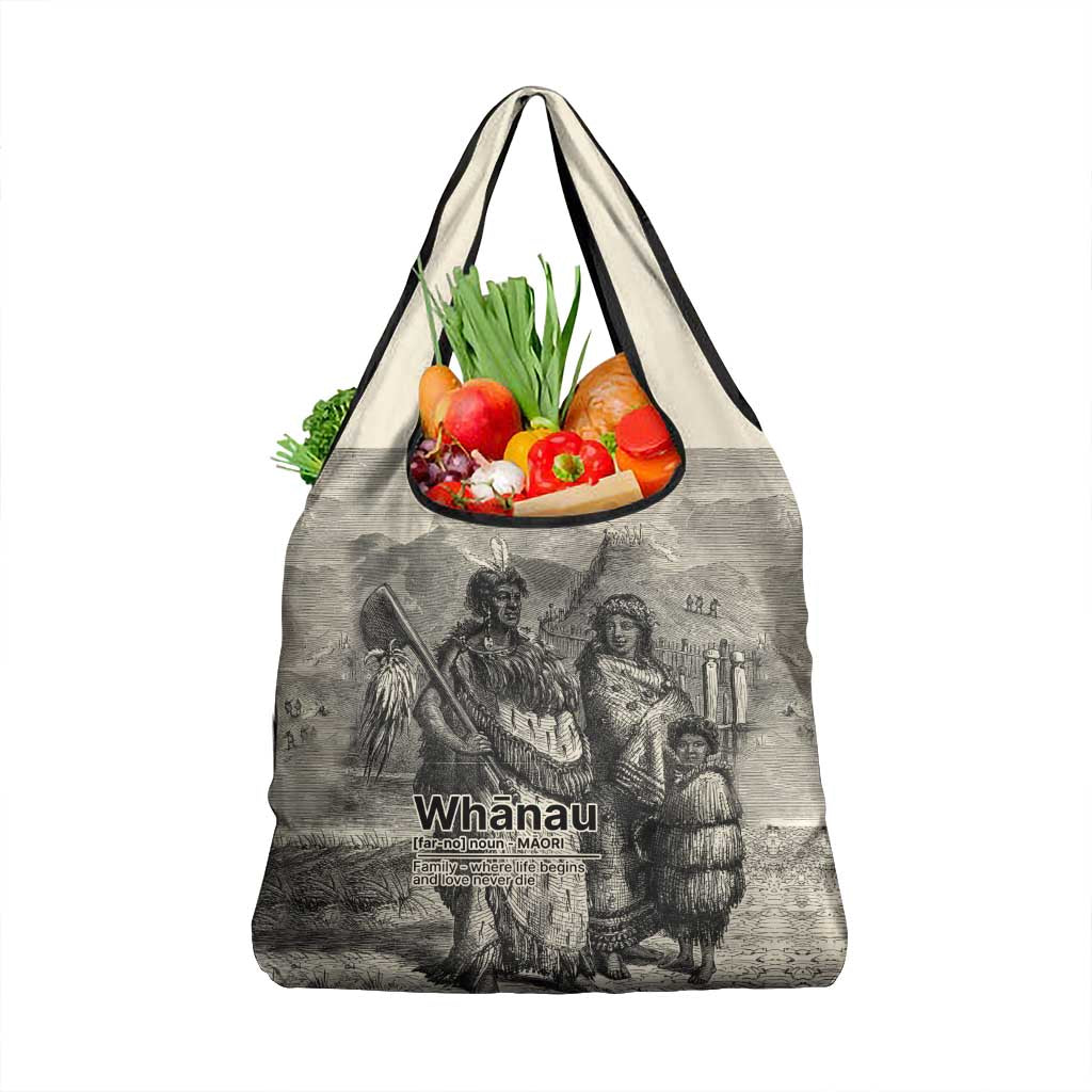 Whanau Maori Language Grocery Bag Te Reo Maori Inspired Art