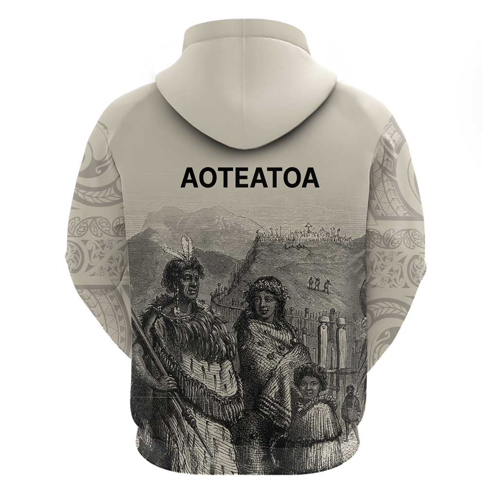 Whanau Maori Language Hoodie Te Reo Maori Inspired Art