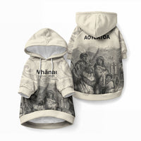 Whanau Maori Language Pet Hoodie Te Reo Maori Inspired Art LT9 Pullover Nude - Polynesian Pride