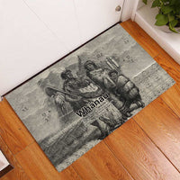 Whanau Maori Language Rubber Doormat Te Reo Maori Inspired Art