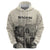 Whanau Maori Language Zip Hoodie Te Reo Maori Inspired Art