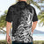 Polynesian Sunset Plumeria Hawaiian Shirt Pacific Island Tribal Black Style LT9 - Polynesian Pride